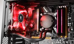 DEEPCOOL Intel ve AMD Soket Kırmızı Sıvı Bazlı İşlemci Soğutucu MAELSTROM120T_RED