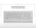 EVEREST Q Multimedya Klavye,Mouse Beyaz Set KM-3850