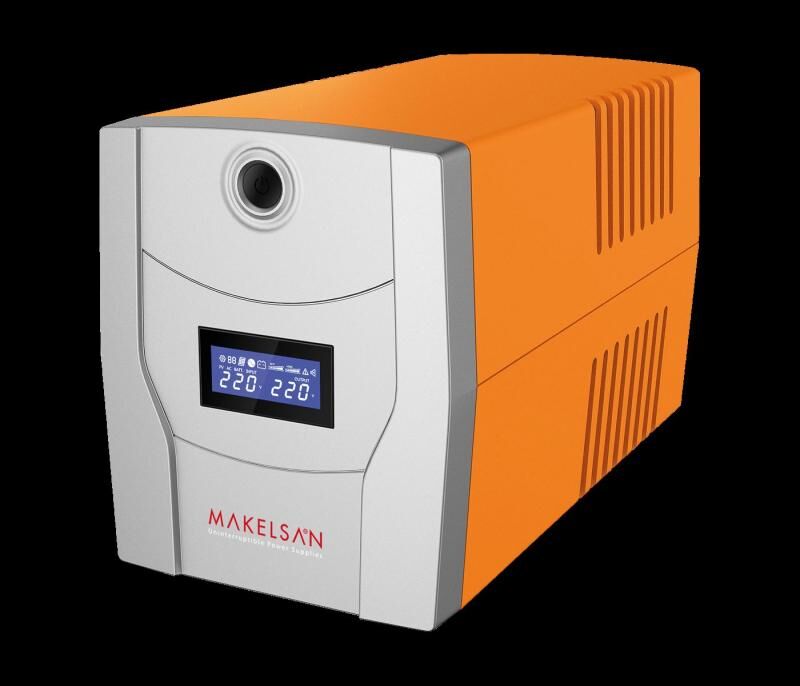 MAKELSAN MU01500L11LX005 Line-Intractive Lion X 1500VA 5-10 Dk 2x9AH Akülü UPS