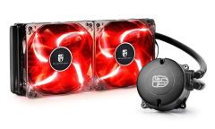 DEEPCOOL Intel ve AMD Soket Kırmızı Sıvı Bazlı İşlemci Soğutucu MAELSTROM_240T_RED