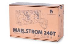 DEEPCOOL Intel ve AMD Soket Kırmızı Sıvı Bazlı İşlemci Soğutucu MAELSTROM_240T_RED
