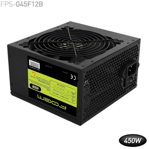FOEM 450W Kutulu 12cm Fan 4xSata Güç Kaynağı FPS-G45F12B