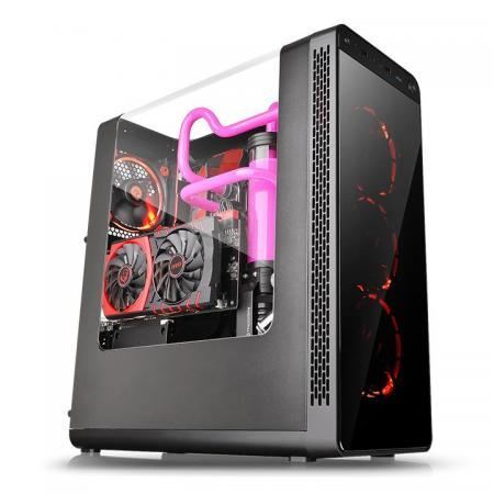 THERMALTAK Thermaltake View 27 MidTower Panoramik Pencereli Siyah Kasa