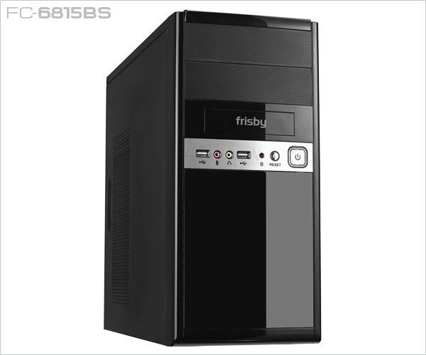 FRISBY 300W Powerlı Penceresiz Midi Tower Siyah Kasa FC-6815BS