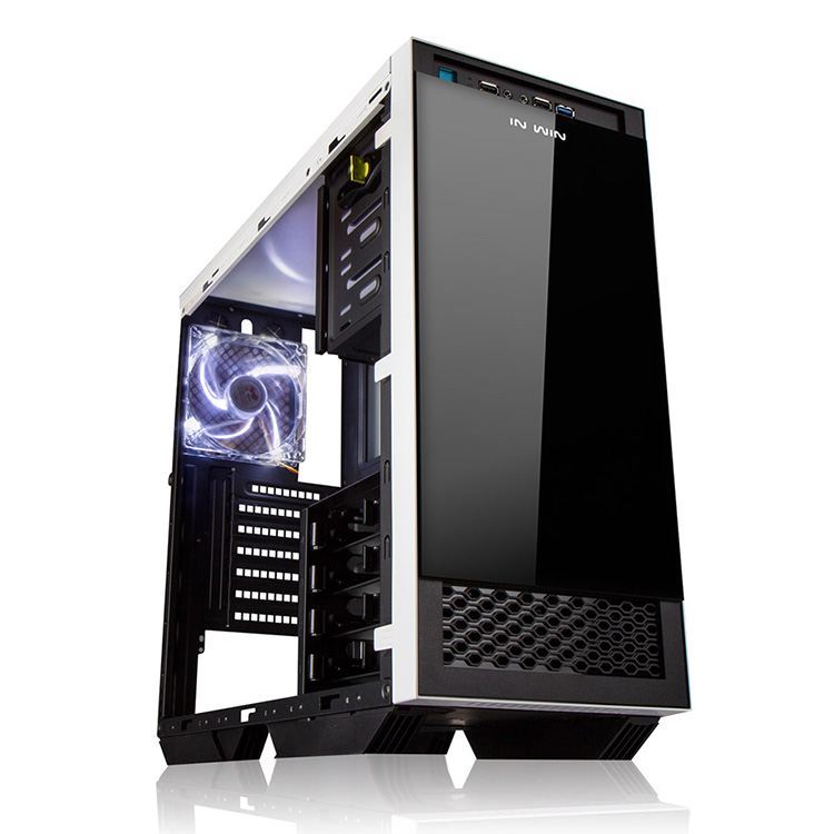 INWIN Powersız Pencereli ATX Parlak Siyah Kasa 503
