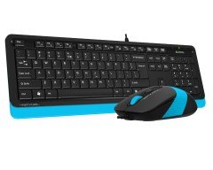 A4-Tech F1010 Mavi USB Klavye Mouse Set - MM