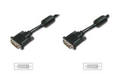 Digitus DVI Bağlantı Kablosu Siyah (5m)