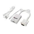 QPORT 15cm VGA(M) to HDMI(F) Çevirici Q-VH