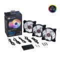 COOLERMAST 3x12cm 120 Air Balance RGB LED Kasa Fanı