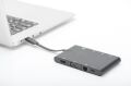 DIGITUS DA-70865 USB-C, 9-Port 2x video, 2x USB-C, 2x USB3.0, RJ45,2x card reader MikroSD