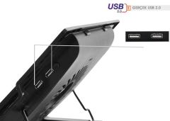 S-LINK 12-17'' Fanlı Stand Notebook Soğutucu SLX-58D