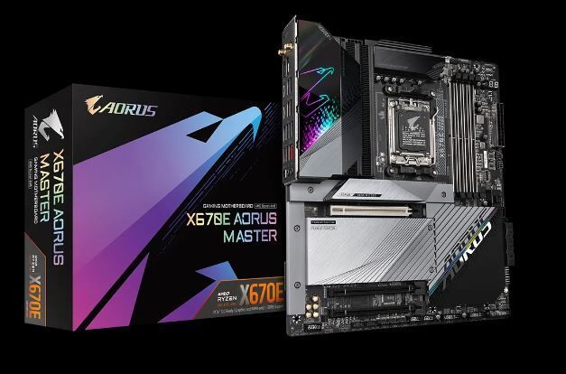 GIGABYTE X670E-AORUS-MASTER X670-E Aorus Master DDR5 5200MHZ HDMI Anakart