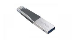 SANDISK 16GB IOS Mini Ixpand USB3.0 Metalik Gri Siyah USB Bellek SDIX40N-016G-GN6NN