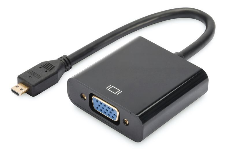 DIGITUS DA-70460 Mikro HDMI / VGA Çevirici