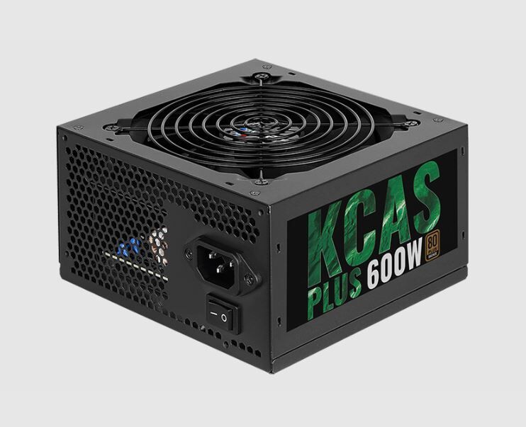 AEROCOOL AE-KCASP600 600W 12cm Fan 80+Bronze Güç Kaynağı