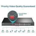 OMADA TL-SL1226P 24-Port 10/100Mbps + 2-Port Gigabit Unmanaged PoE+ Switch