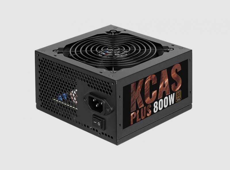 AEROCOOL 800W 12cm Fan 80+Bronze KCAS Plus Güç Kaynağı AE-KCASP800