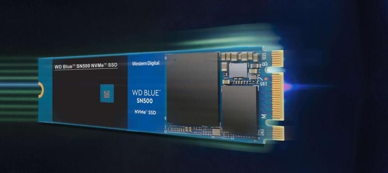 WD WDS500G1B0C 500GB Blue NVMe Sata 3.0 1700-1300MB/s Flash SSD