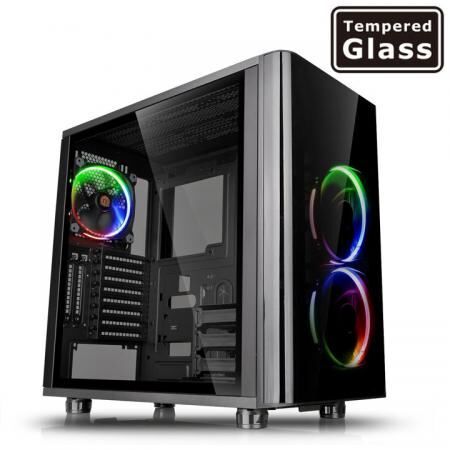 THERMALTAK RGB Edition ATX Mid Tower Çift Pencere Siyah Kasa