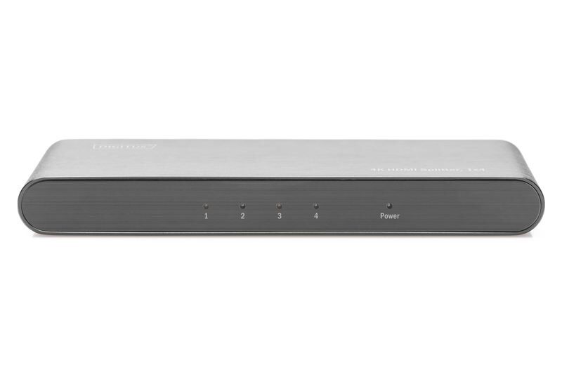 DIGITUS DS-45319 ÇOK 4K HDMI dağıtıcısı, 1x4