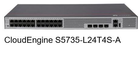 HUAWEI S5735-L24T4S-A (24*10/100/1000BASE-T ports, 4*GE SFP ports, AC power)