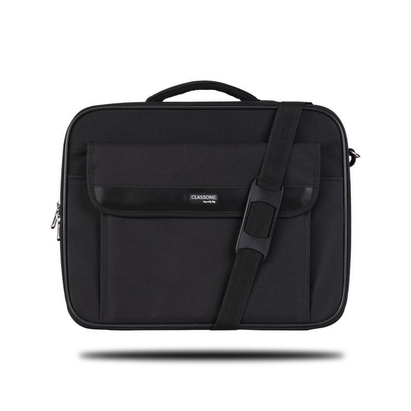 CLASSONE G1600 15,6- 15.4 '' Guard Serisi Kasnaklı Notebook El Çantası -Siyah