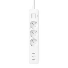 XIAOMI MI-POWER-STRIP-WHT MI POWER STRIP (3 ÇIKIŞ,3 USB)UNI. BEYAZ