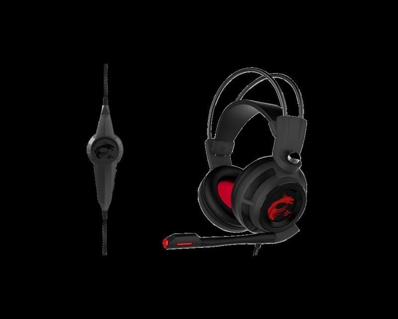 MSI DS502 GAMING SIYAH KULAKLIK MİKROFON DS502GAM