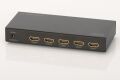 DIGITUS DS-47304 4K2K 3D 4096x2160 4K 4'lü HDMI Video Çoklayıcı