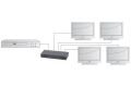 DIGITUS DS-47304 4K2K 3D 4096x2160 4K 4'lü HDMI Video Çoklayıcı