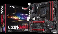 GIGABYTE GA-AB350-GAM-3 AMD B350 AM4 DDR4 3200MHz HDMI/DVI Gaming Anakart