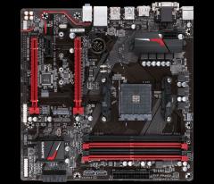 GIGABYTE GA-AB350-GAM-3 AMD B350 AM4 DDR4 3200MHz HDMI/DVI Gaming Anakart