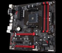GIGABYTE GA-AB350-GAM-3 AMD B350 AM4 DDR4 3200MHz HDMI/DVI Gaming Anakart