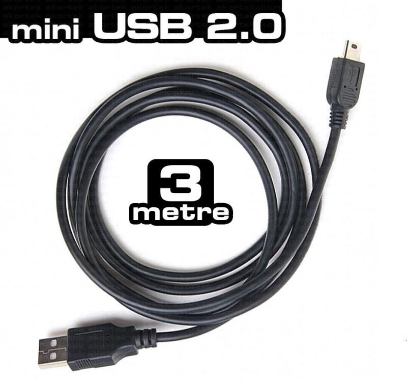 DARK DK-CB-USB2MINIL300 3m Mini USB2.0 Kablo