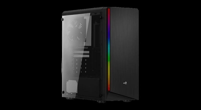 AEROCOOL 750W 80+ GÜÇKAYNAKLI RIFT TEMPERLI CAM PANEL,KARTOKUYUCU,RGB ATX KASA AE-RIFT-BG750