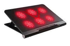 CLASSONE G6 15-17'' 6xFan 2xUSB 4xStand Kırmızı LED Gaming Notebook Soğutucu