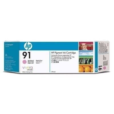 No 91 3'Lü Paket Açık Kırmızı Kartuş 775Ml