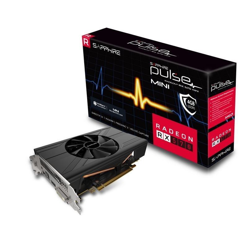 SAPPHIRE 11266-37-20G AMD Radeon RX570 Pulse ITX 8GB 256 Bit DDR5 PCI-E 3.0 Ekran Kartı