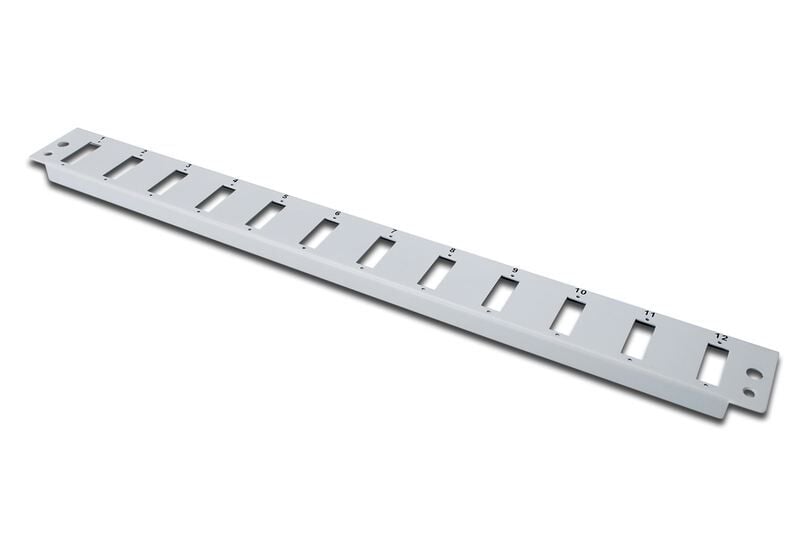 DIGITUS DN-96201 12 SC çift yönlü bağlaştırıcılar için 1U ön panel