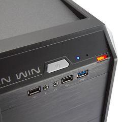 INWIN Powersız Pencereli ATX Alüminyum Siyah Kasa G7