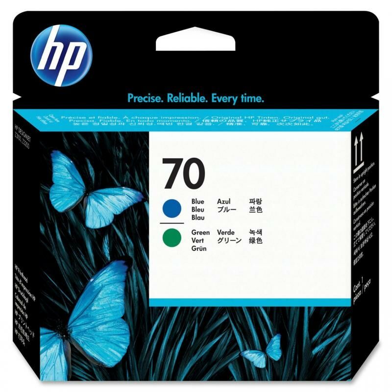 HP C9408A No 70 Mavi,Yeşil Baskı Kafası