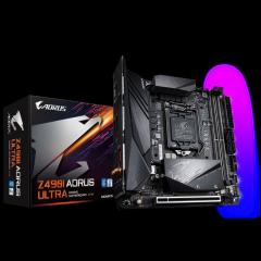GIGABYTE Z490I-AORUS-ULTRA Aorus Z490I Aorus Ultra Intel Z490 2133 MHz DDR4 Soket 1200 ITX Anakart