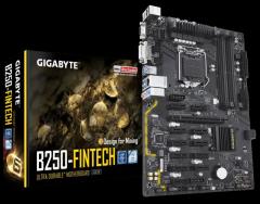 GIGABYTE GA-B250-FINTECH Intel B250 1151 DDR4 2400MHz DVI Anakart