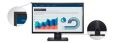DELL E2420HS E Serisi ,  LED IPS 23,8'' 1920X1080 8MS VGA , HDMI