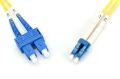 DIGITUS DK-2932-03 FO patch cord, duplex, LC to SC SM OS2 09/125 µ, 3 m Uzunluk 3m