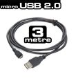 DARK DK-CB-USB2MICROL30 3m Micro USB2.0 Kablosu