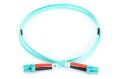 DIGITUS DK-2533-02-3 FO patch cord, duplex, LC to LC MM OM3 50/125 µ, 2 m Uzunluk 2m, Sınıf O