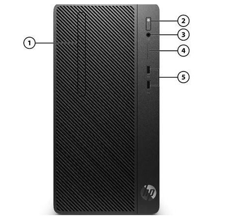 HP 4CZ68EA 285 G3 MT Ryzen 3 2200G 3.50 GHz 4GB 1TB Free DOS