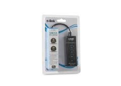 S-LINK 4 Port Usb 3.0 Usb Hub SL-U308