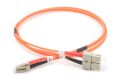 DIGITUS DK-2532-03 FO patch cord, duplex, LC to SC MM OM2 50/125 µ, 3 m Uzunluk 3m